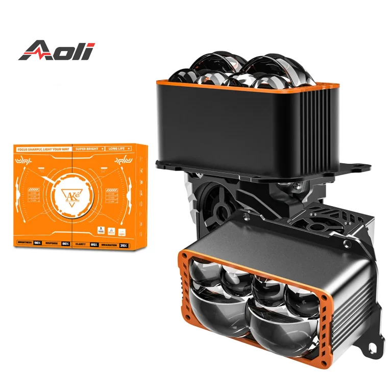 AS6 Biled Laser Projector 3.0 High-Low Beam Bi-LED Projector Lens view 2