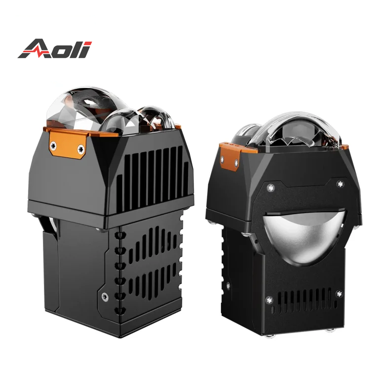 12V Dual Laser Matrix Module 1.5 Inch Headlight Module Projector Lens for Retrofit/Upgrade