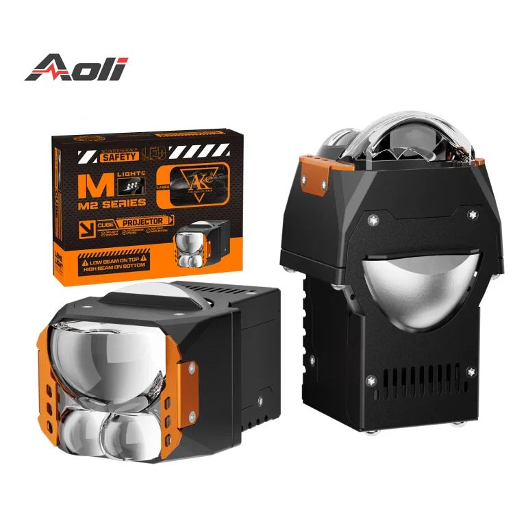 12V Dual Laser Matrix Module 1.5 Inch Headlight Module Projector Lens for Retrofit/Upgrade view 2