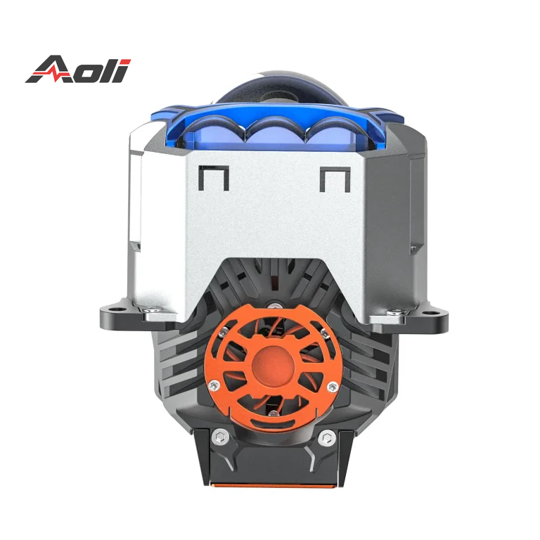 4-Laser 3 Inch 6500K Blue Diamond Bi LED Projector with DRL Function view 2