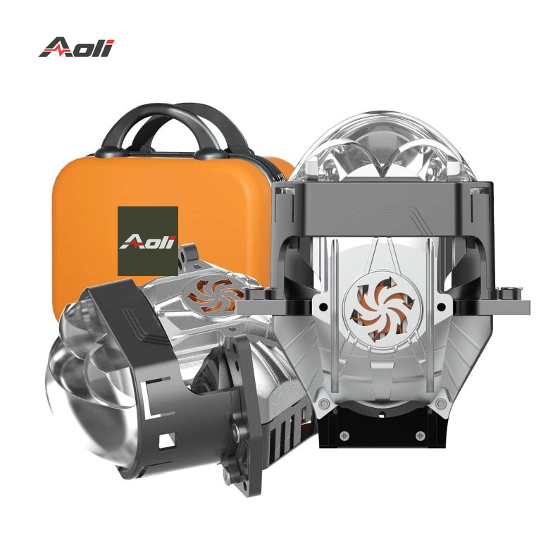 Customized Low beam 50W Hight beam+laser 80W LED Projection lens