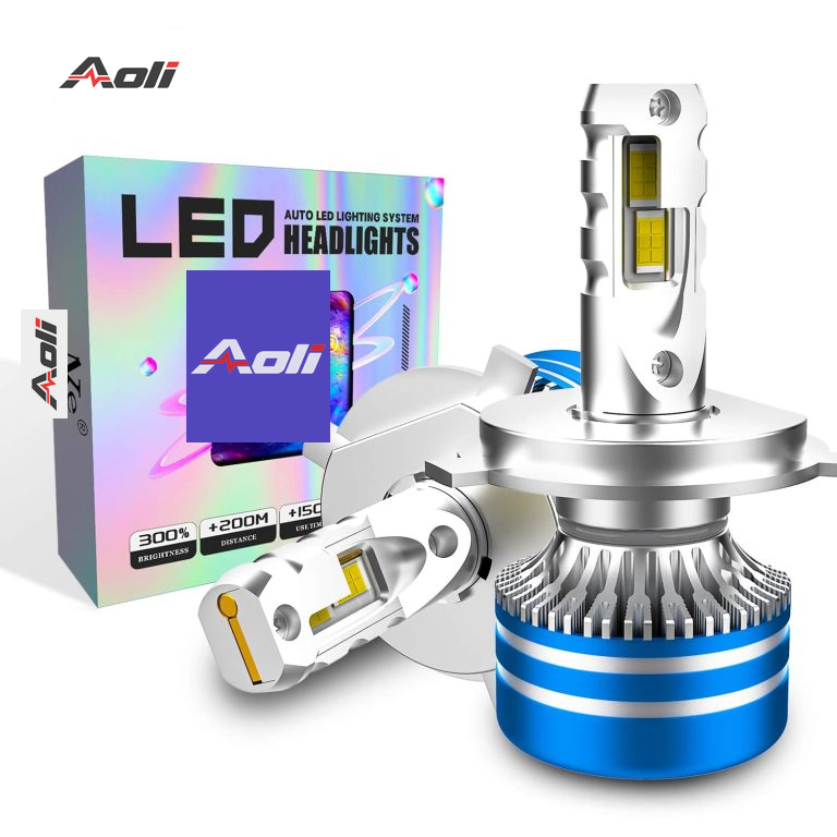 65W 6500 lm Brightest H4 LED Headlight Bulb D01 Series
