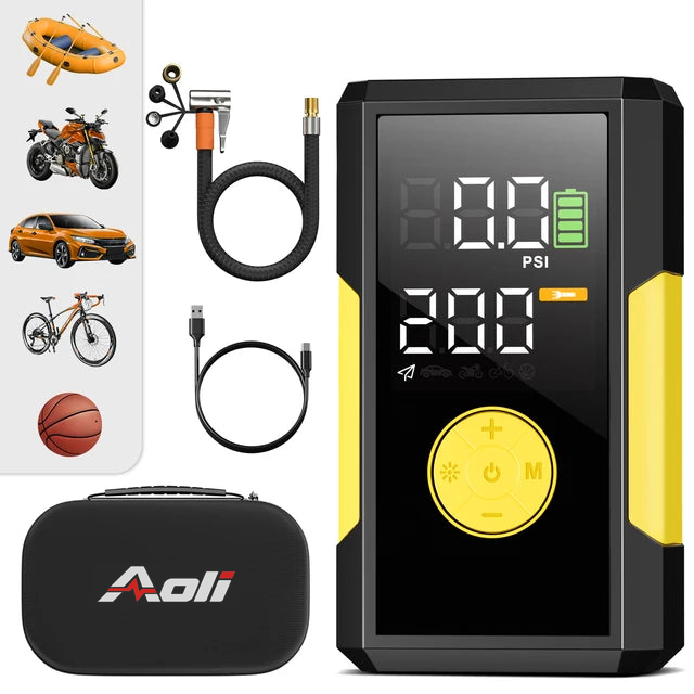 Air 5-200 Portable Air Inflator, Yellow