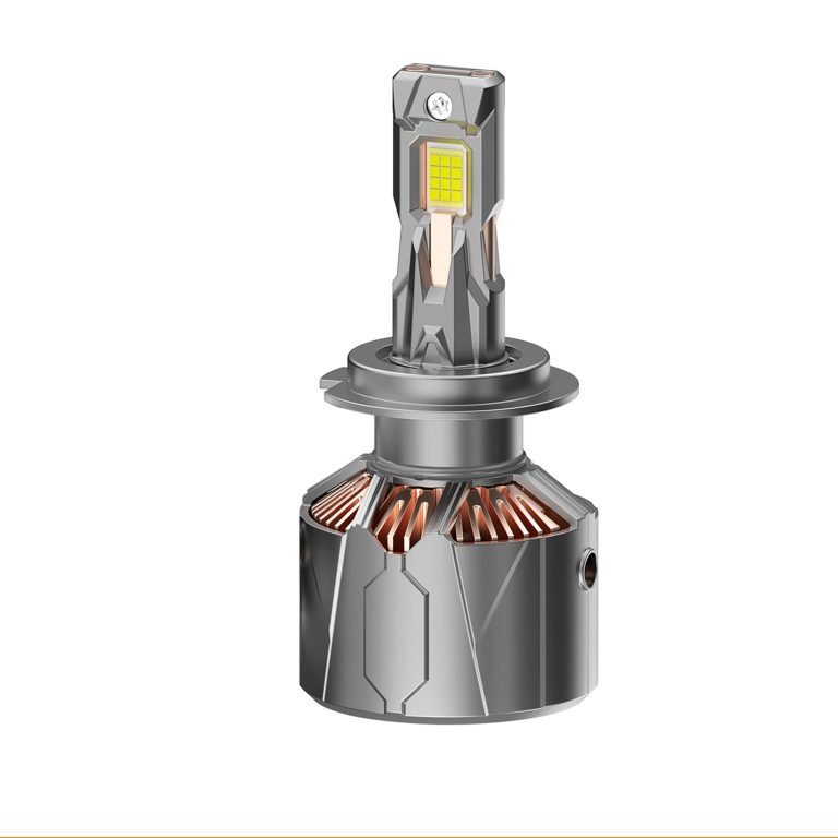 4 Copper tube H7 LED Light Bulbs