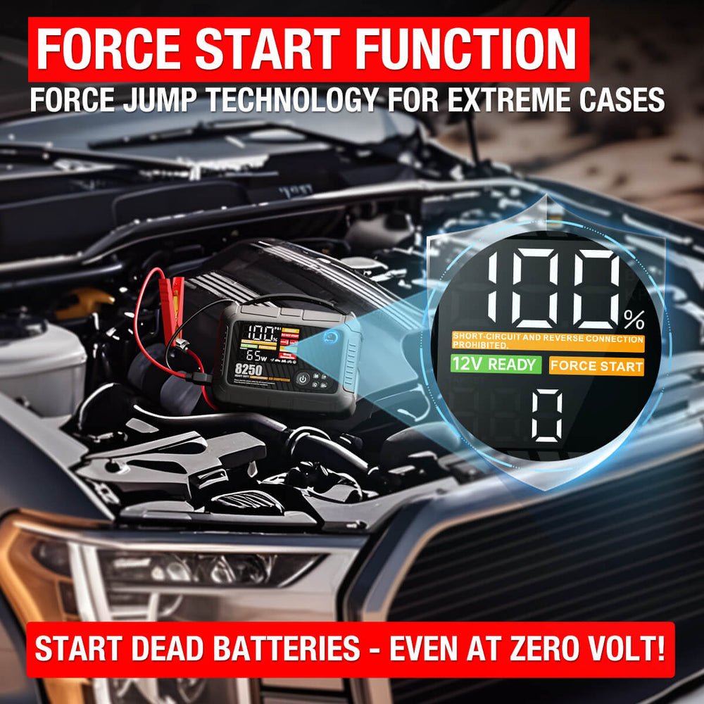 CS02-8250A Super Jump Starter with Air Compressor view 2